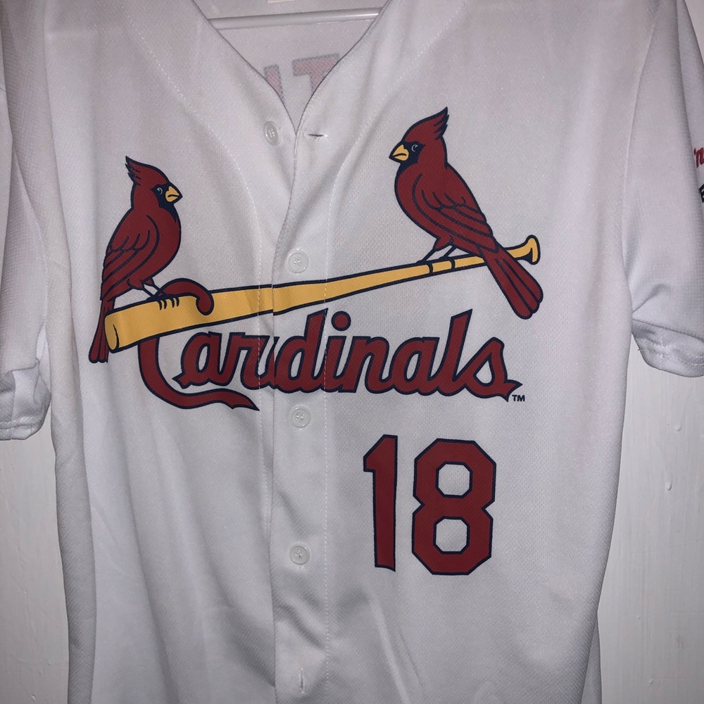 Martinez Cardinals baseball jersey.